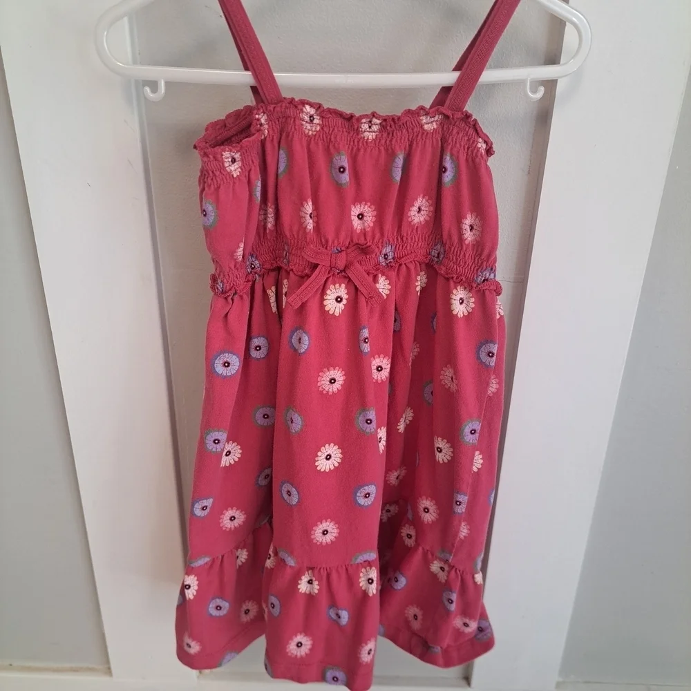 Baby Gap Toddler Girls Pink Floral Sundress with Bloomers Size 2T